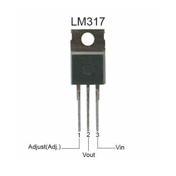 LM317T 1.2v to 29v Adjustable Voltage Regulator IC