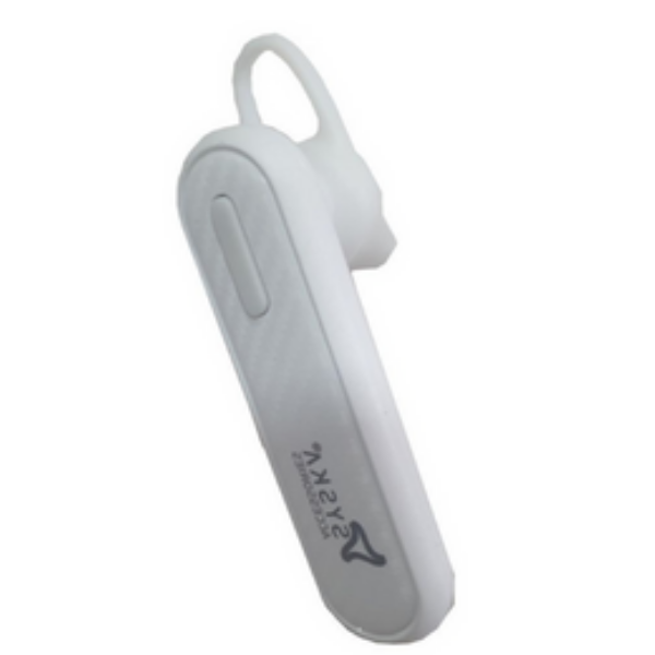 Syska H26 Bluetooth Headset (white In the Ear)