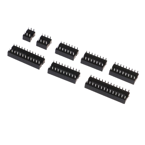 PulsEvo IC Chip Plug-in 78pcs Base Kit Ideal for General Purpose PCB Prototyping