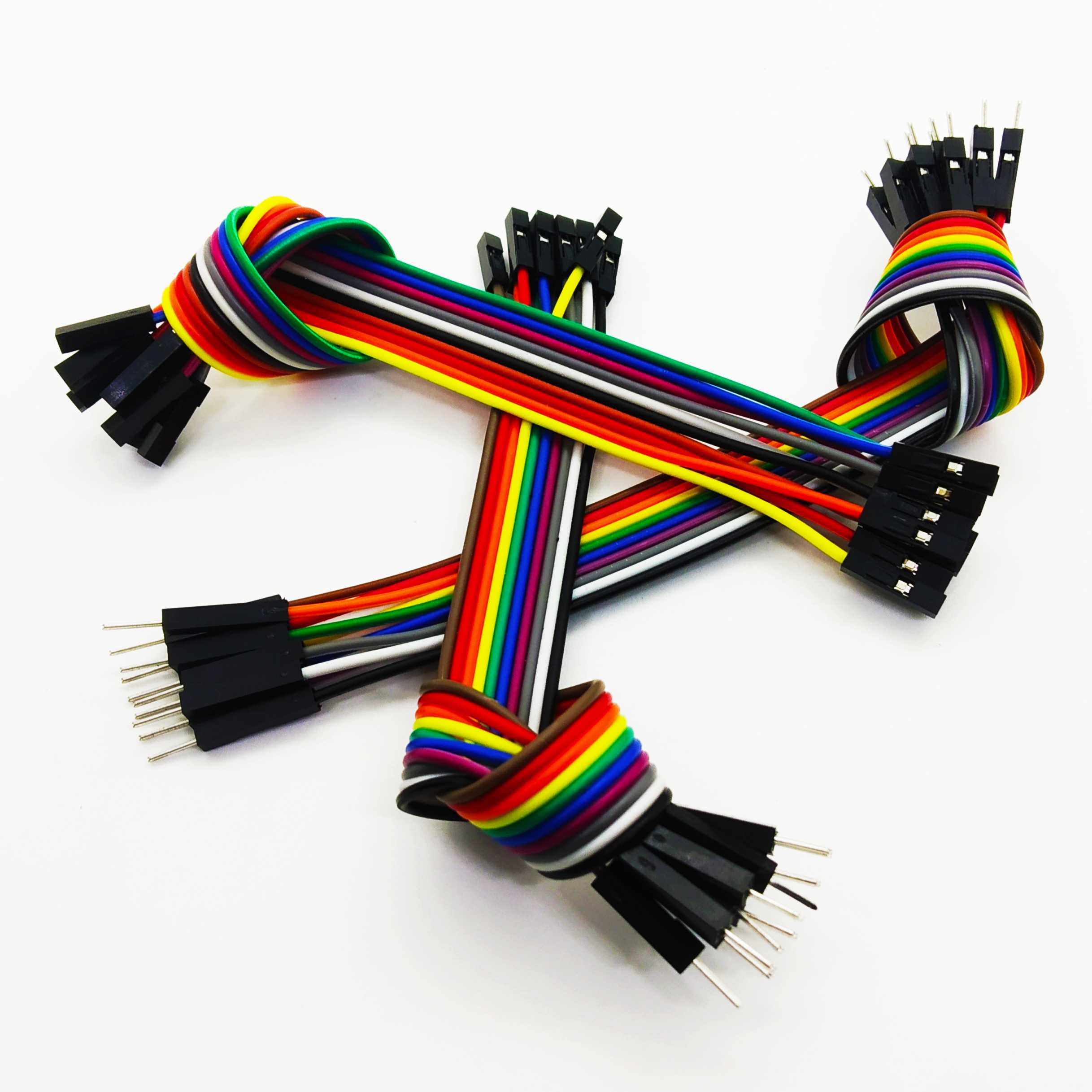 MIX JUMPER WIRES MALE FEMALE 30 PCS - 20CM
