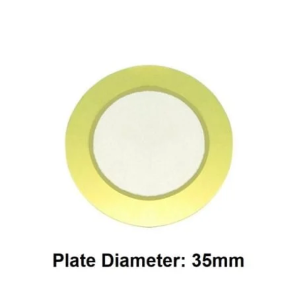 Piezoelectric sensor transducer 35mm dia