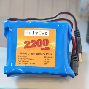 PulsEvo Power 18650 Li-Ion 2200mAh 14.8v 4S1P Protected Battery Pack