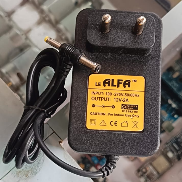 12V 2A DC Power Adapter - High Quality SMPS Power Supply