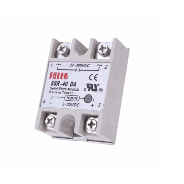 SSR-40DA Solid State Relay Module 3-32VDC/24-380VAC 40A