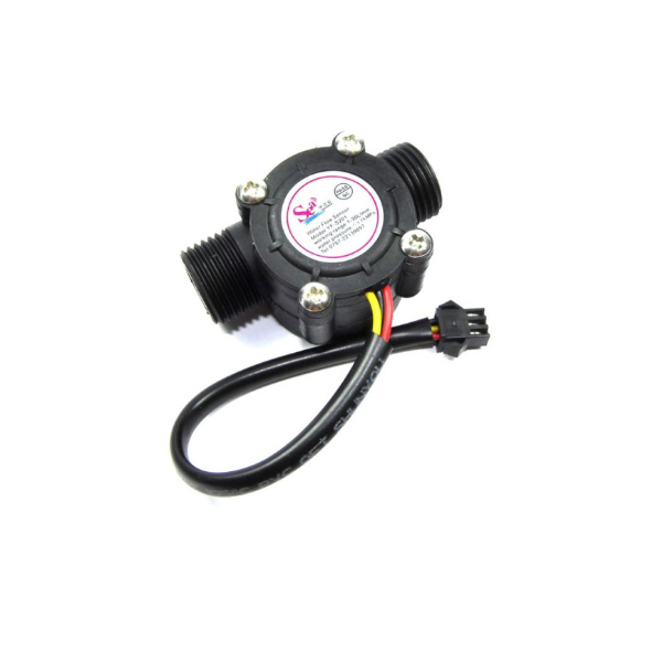 Water Flow Sensor YF-S201 1/2 Inch Black