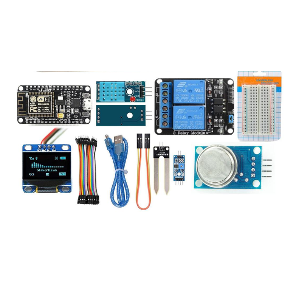 WiFi ESP8266 NodeMCU Wireless Weather Station Starter Kit Based on thinger.io Including Codes & Tutorials