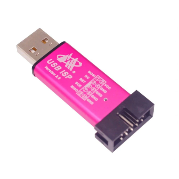 Mini USBISP USBASP Programmer Aluminum for 51 ATMEL AVR WIN7 64