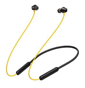 Realme Buds Wireless 2 with Dart Charge and Active Noise Cancellation (ANC) Bluetooth Headset  (Yellow, Black, In the Ear)