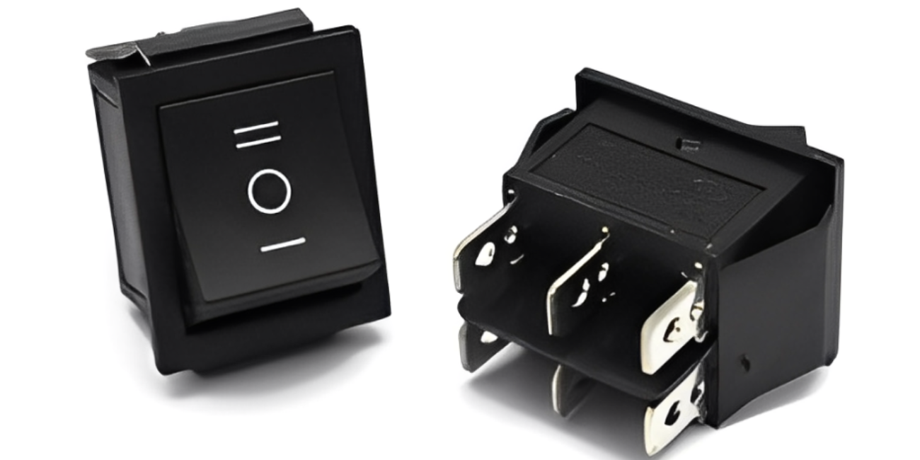 16A 250V DPDT Rocker Switch