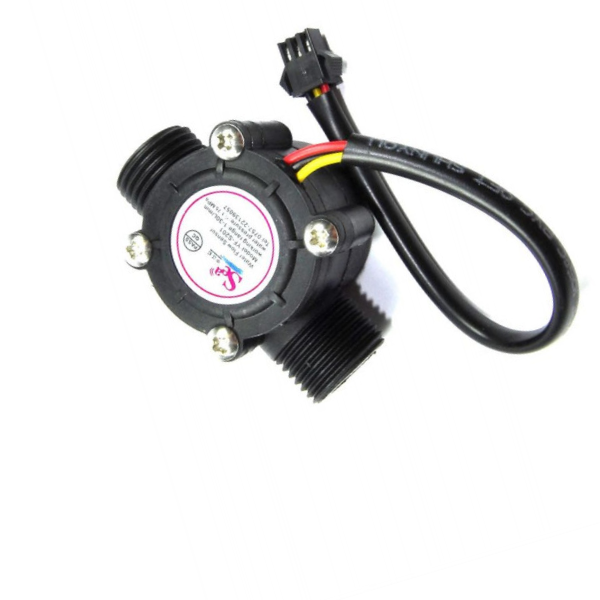 Water Flow Sensor YF-S201 1/2 Inch Black