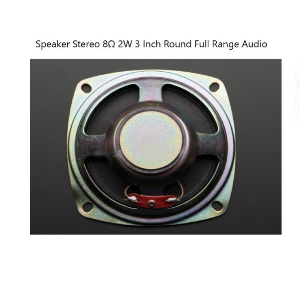 Speaker Stereo 8Ω 2W 2.5 Inch Round Full Range Audio