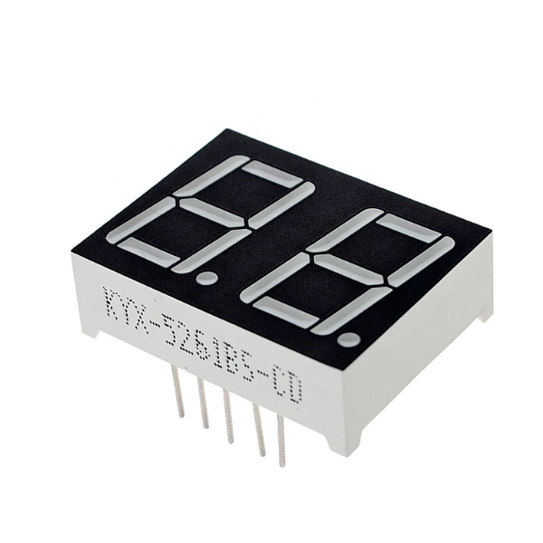 Red 0.56inch 2 Digit 7 Segment LED Display Digital Tube - Common Anode  pack 10