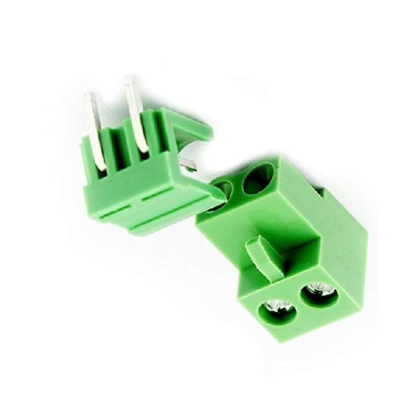 Xinya XY2500 2 Pin Right Angle Connector Male 5.08mm Pitch 10 PC