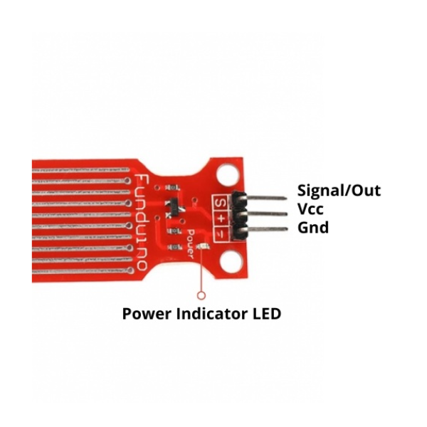 Water Level Sensor Module For Arduino Raspberry Pi and other boards