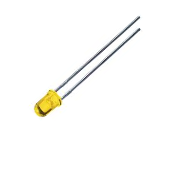 5mm Yellow in White LED - Everlight Pack 15