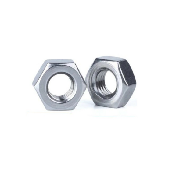 Hex Nut M5 (5mm) x 2mm height Stainless Steel Pack 50