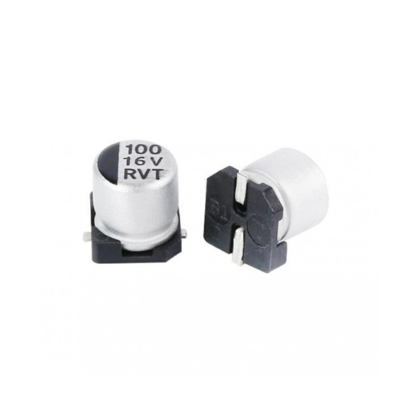 100uF / 16V SMD Electrolyte Capacitor Pack 5