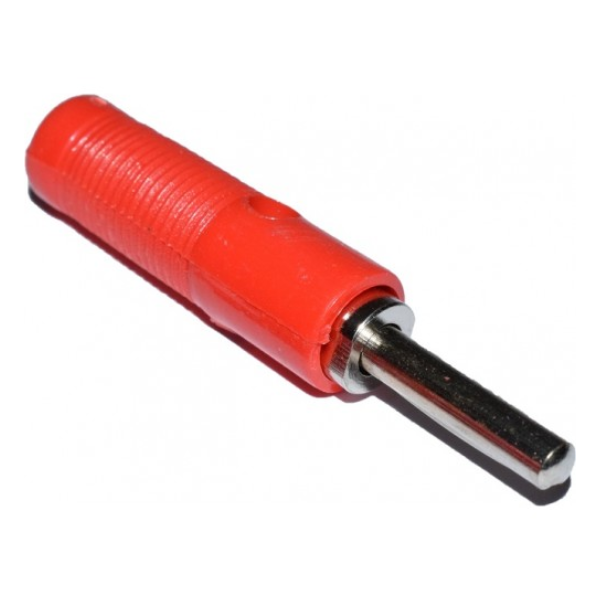 4 mm Banana Male Connector red (pack of  5)