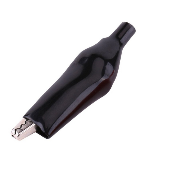 Alligator Clip 35 MM Black Crocodile Pack 3