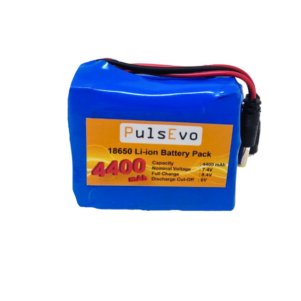 PulsEvo Power 18650 Li-Ion 4400mAh 12v 3S2P Protected Battery Pack