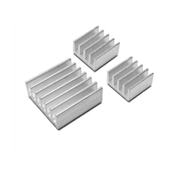 Raspberry Pi 3 in 1 Heat Sink Aluminium for Raspberry Pi 3 (Silver)