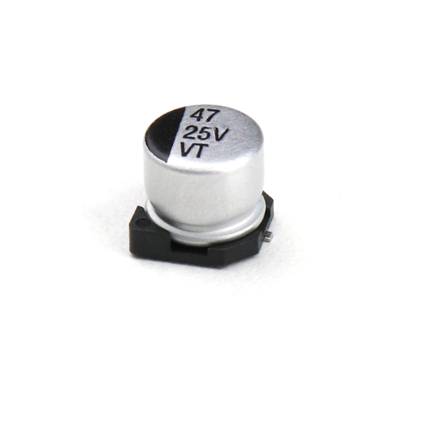 47 uF 25V Surface Mount Electrolytic Capacitor Pack 5