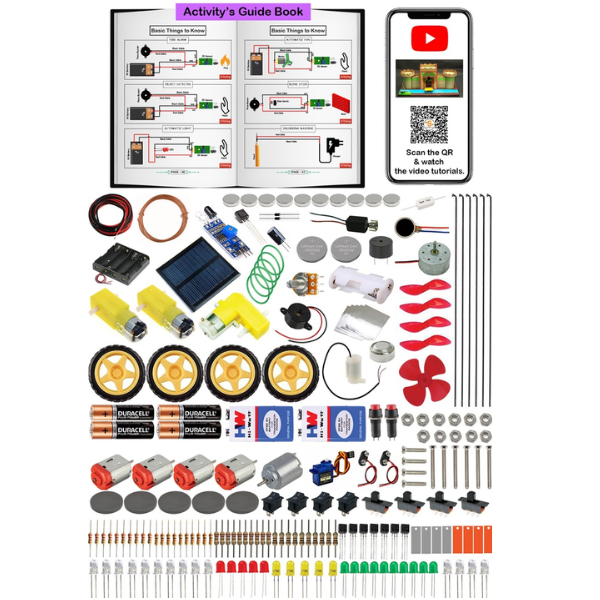 Kit4Genius® Science & Fun DIY Activity Learning Educational STEM Toy for 7+ Years -(200+ Project)