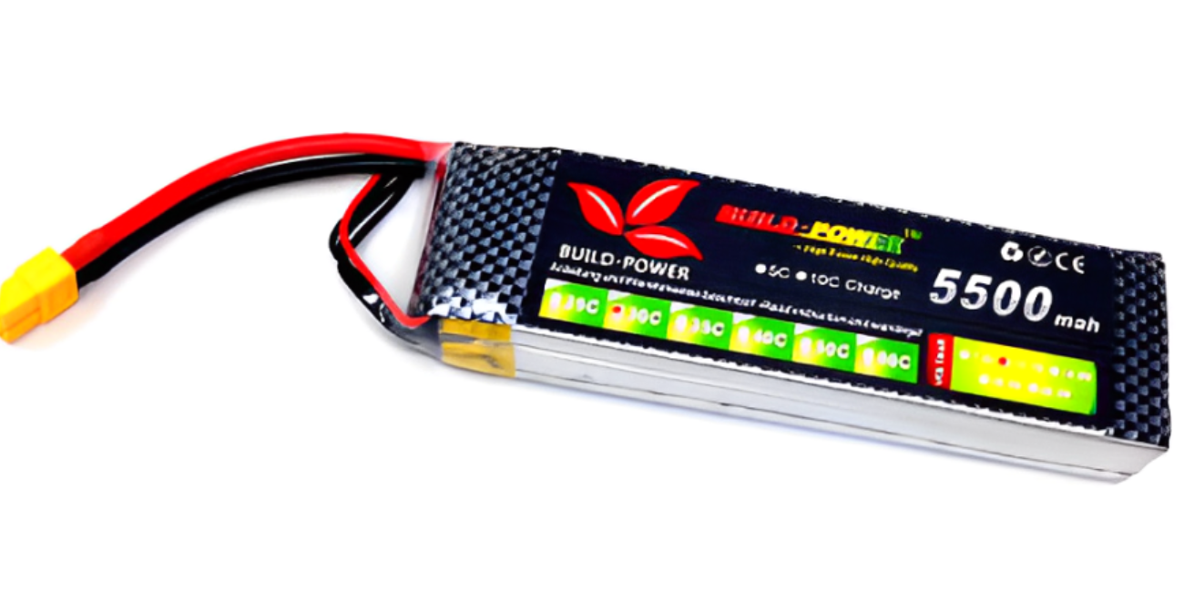 Li-Po Battery 11.1V 30C 5500mAh Build Power Battery