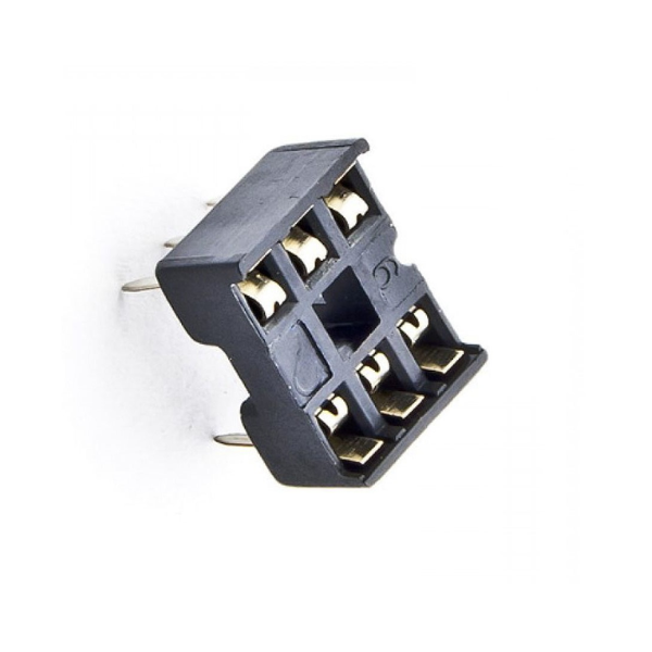 6 Pin DIP IC Socket Base Adaptor (Pack of 5)