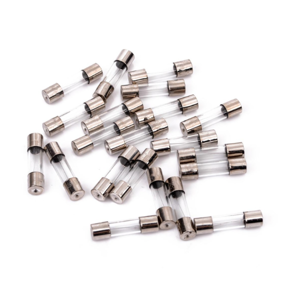 PulsEvo Glass Fuse Kit (100PCS) | 0.2A to 20A | Size 5*20mm | Best for Power Supply, Adapters Circuit Protections