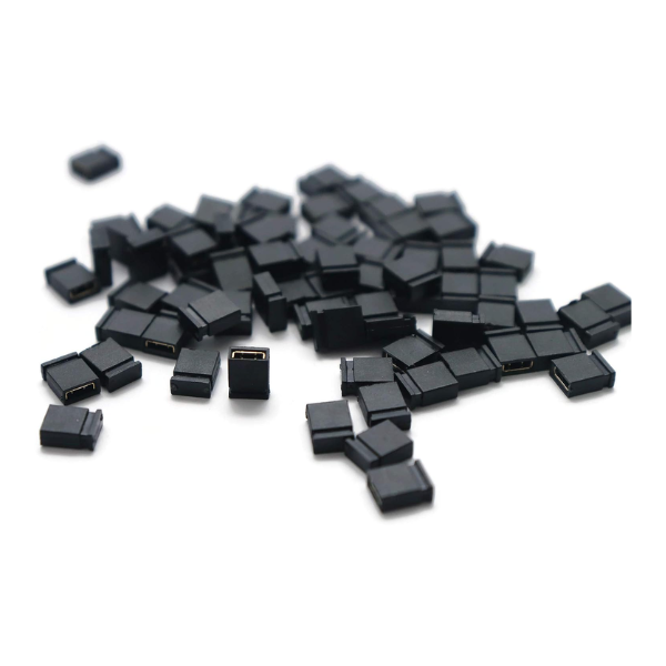 Jumper Cap Circuit Board Shunts 2.54mm Black Pack 5